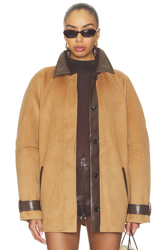 view 2 of 5 Yanna Coat in Heritage Tan