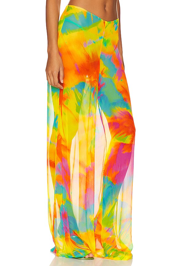 view 2 of 4 Mika Pant in Abstract Palm