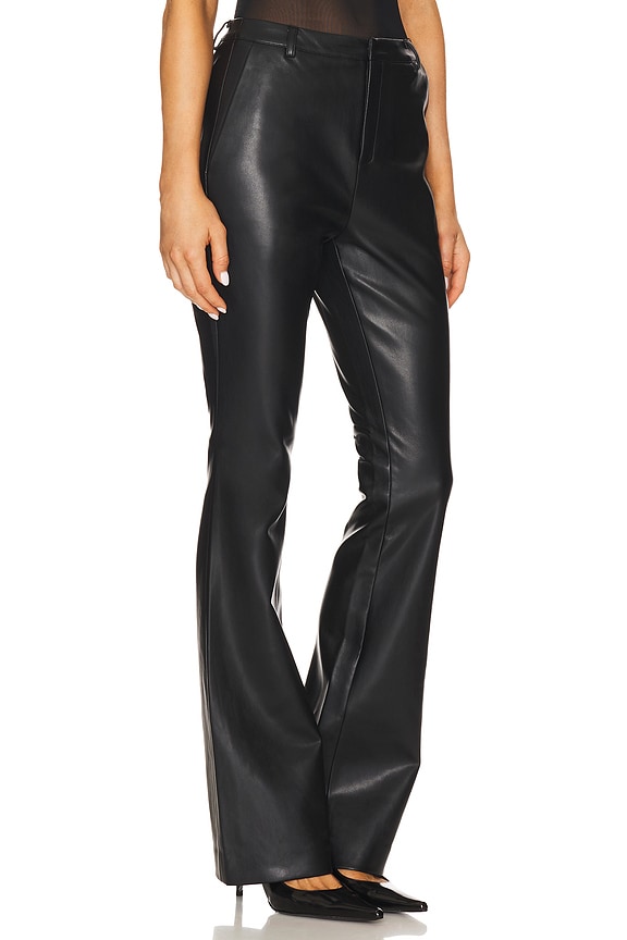 view 2 of 6 PANTALÓN DE PIEL SINTÉTICA RONJA in Black