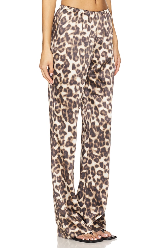 view 2 of 6 Viva Satin Pant in Spotted Bengal