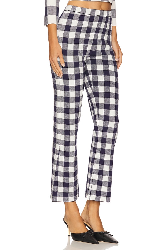 view 2 of 6 TALIA パンツ in Classic Navy Gingham