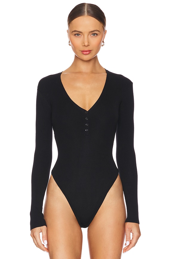 view 2 of 5 Lia Bodysuit in Black