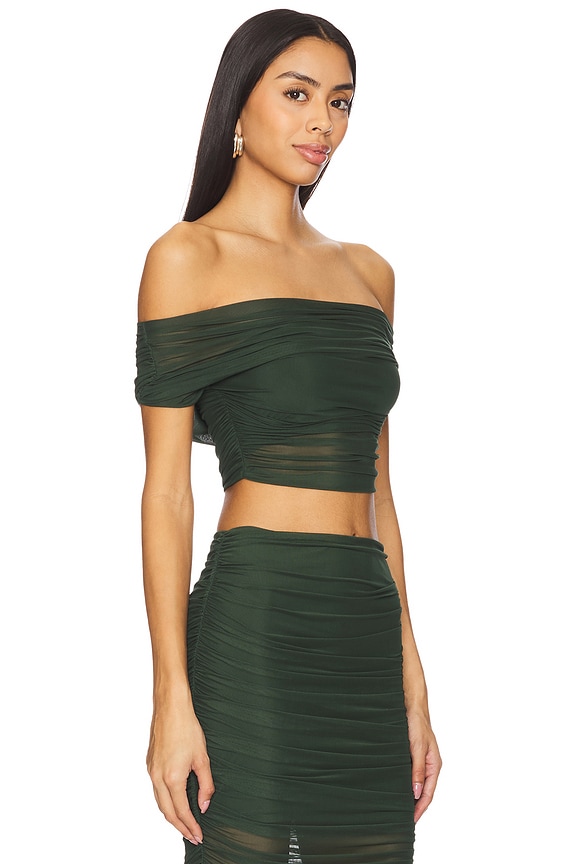 view 2 of 4 MARSH 탑 in Forest Green