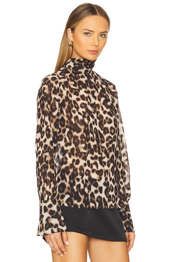 view 2 of 4 Mary Top in Spotted Bengal