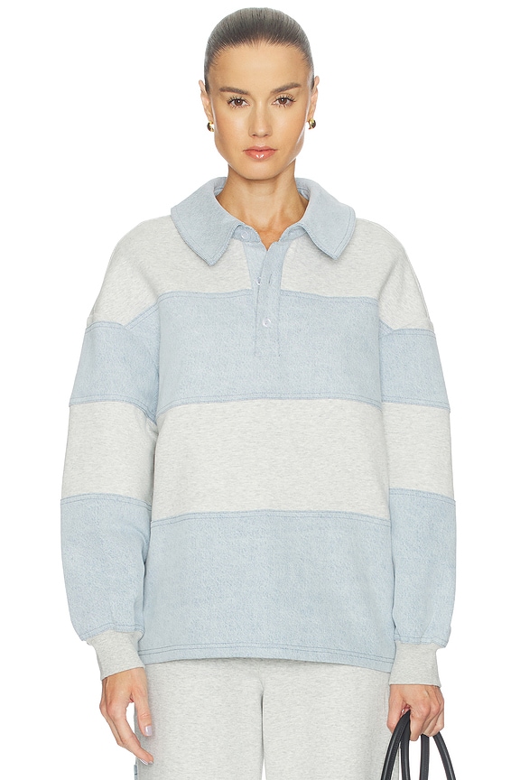 view 1 of 4 CHER トップ in Light Grey & Coastline