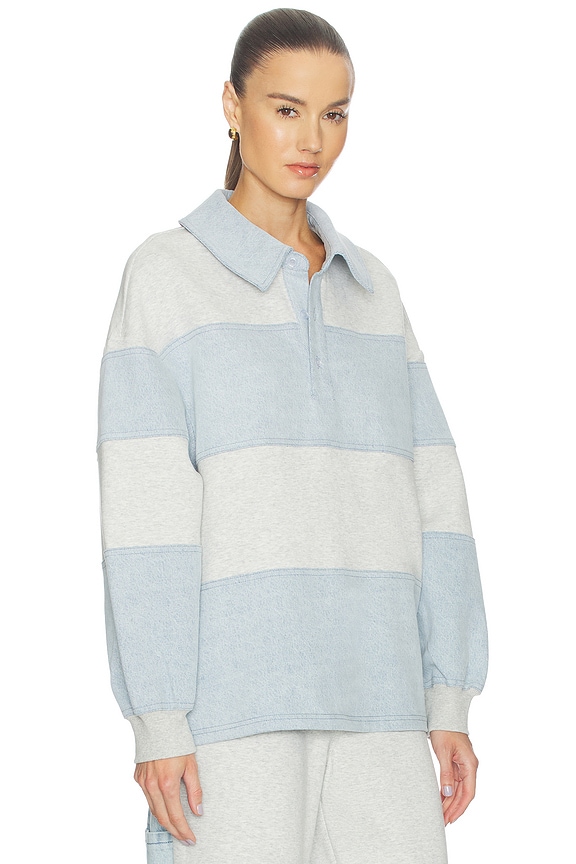 view 2 of 4 CHER トップ in Light Grey & Coastline