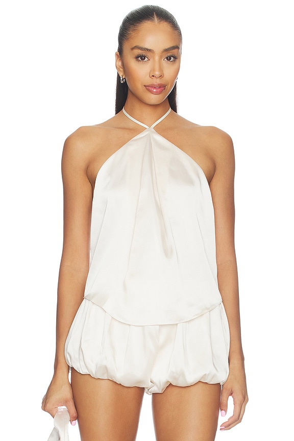 view 1 of 4 Beckham Tank Top in Eggshell
