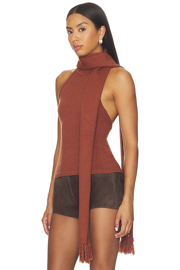view 2 of 4 Austyn Knit Top in Copper Clay