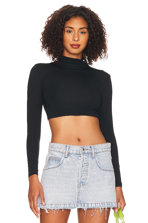 view 2 of 5 Roman Top in Black