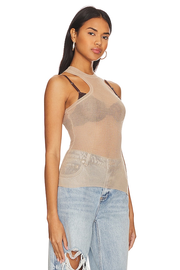 view 2 of 4 Jada Top in Warm Beige