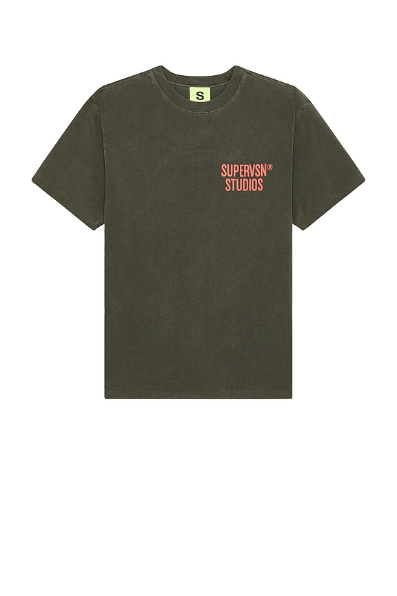 view 2 of 3 Stack Logo Tee in Vintage Grey