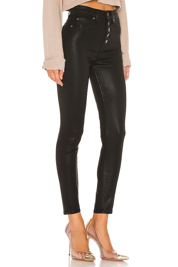 view 2 of 4 JEAN SKINNY HIGH WAIST ANKLE SKINNY in Black Coating