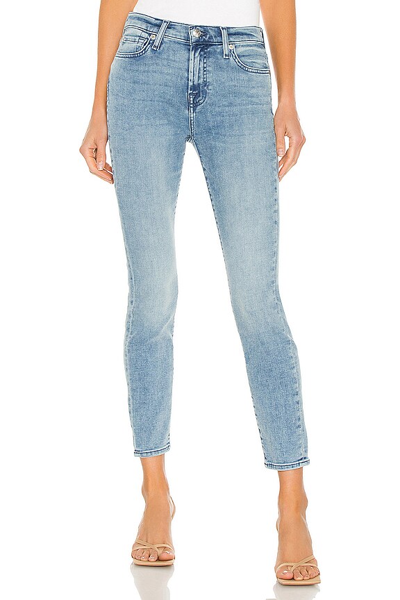 7 For All Mankind The Ankle Skinny in Santana | REVOLVE