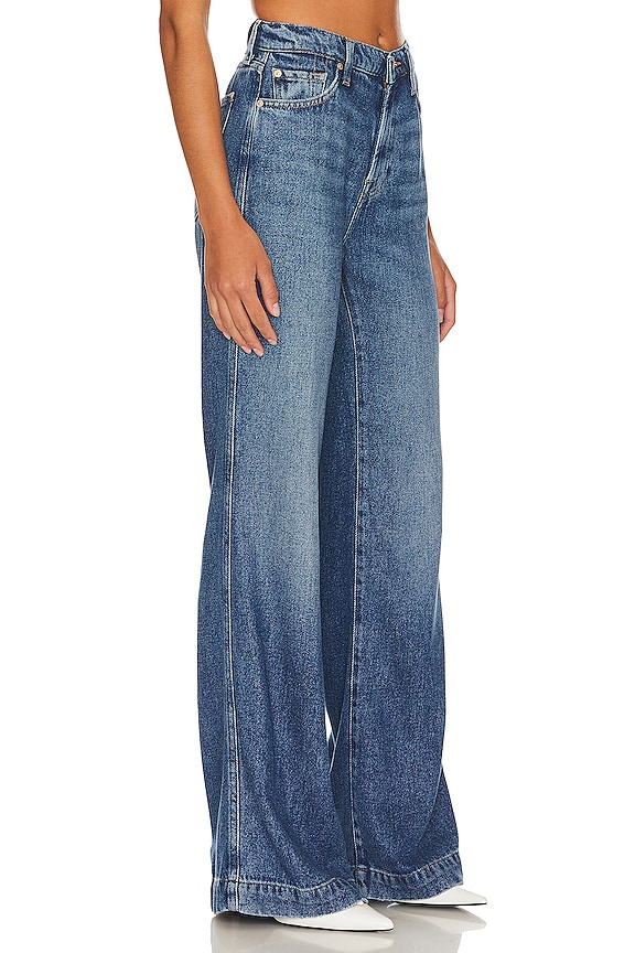 view 2 of 4 DOJO 하이 웨이스트 와이드 레그 in Daylily