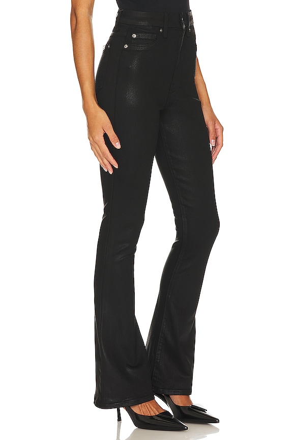 view 2 of 4 Ultra High Rise Skinny Boot in Coated Black