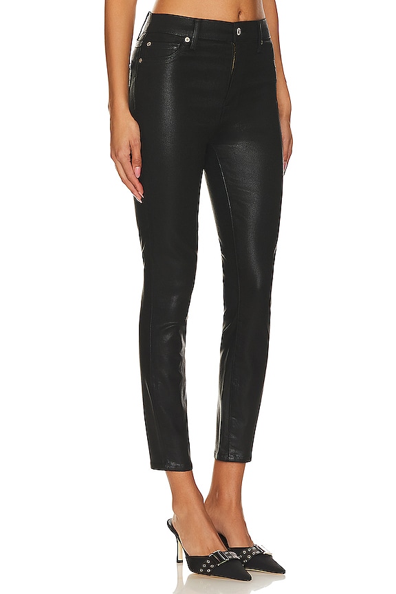 view 2 of 4 SKINNY DE TALLE ALTO HASTA EL TOBILLO in Black Coated