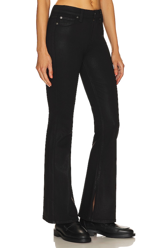 view 2 of 4 High Waisted Ali in Coated Black