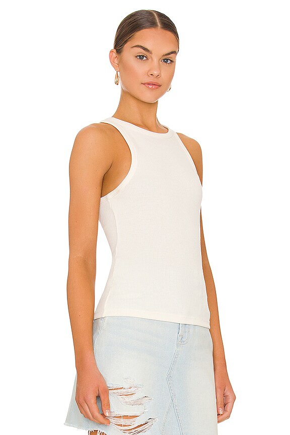 view 2 of 4 Racerback Tank in Ivory