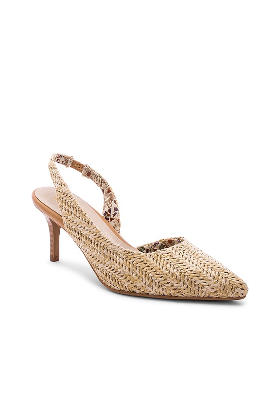 view 2 of 5 Ornament Heel in Natural Raffia
