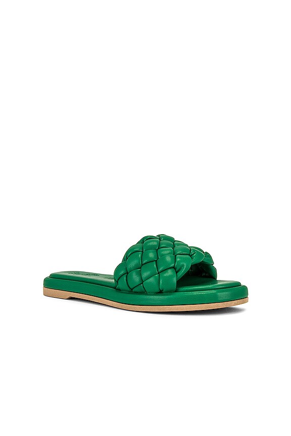 view 2 of 5 ШЛЕПАНЦЫ BELLISSIMA in Green Vegan Leather