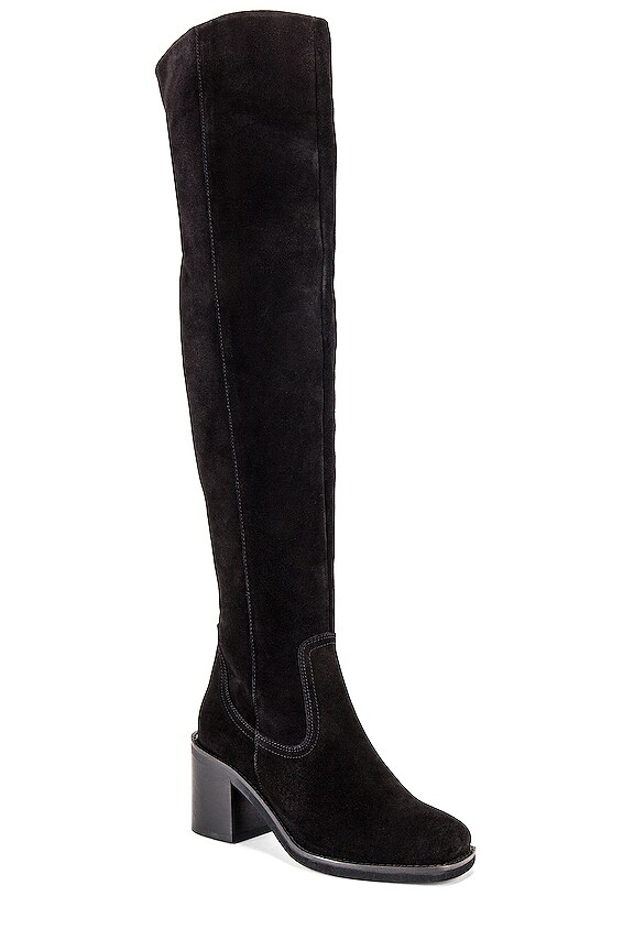 view 2 of 5 Overheard Boot in Black Suede