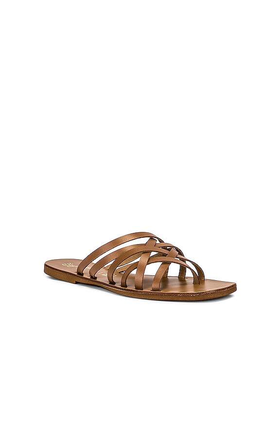 view 2 of 5 SANDALES NICE TRY in Tan Leather