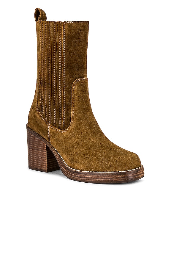 view 2 of 5 БОТИЛЬОНЫ SWEET ESCAPE in Cognac Suede