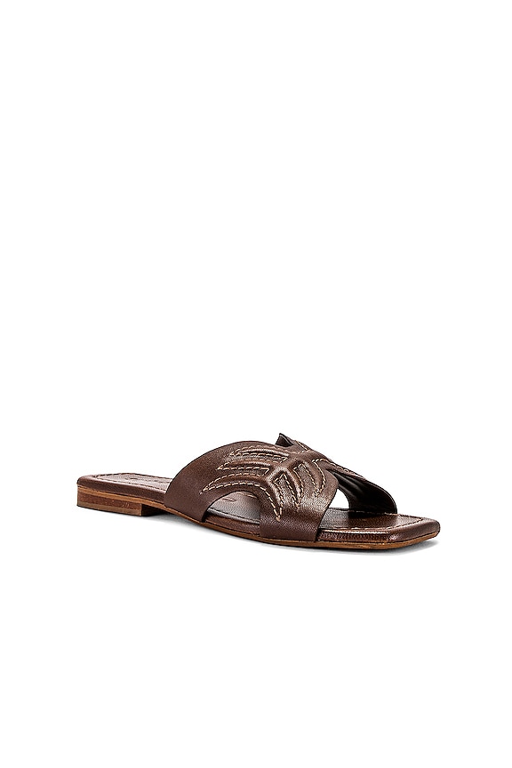 view 2 of 5 MADHU 샌들 in Brown Leather