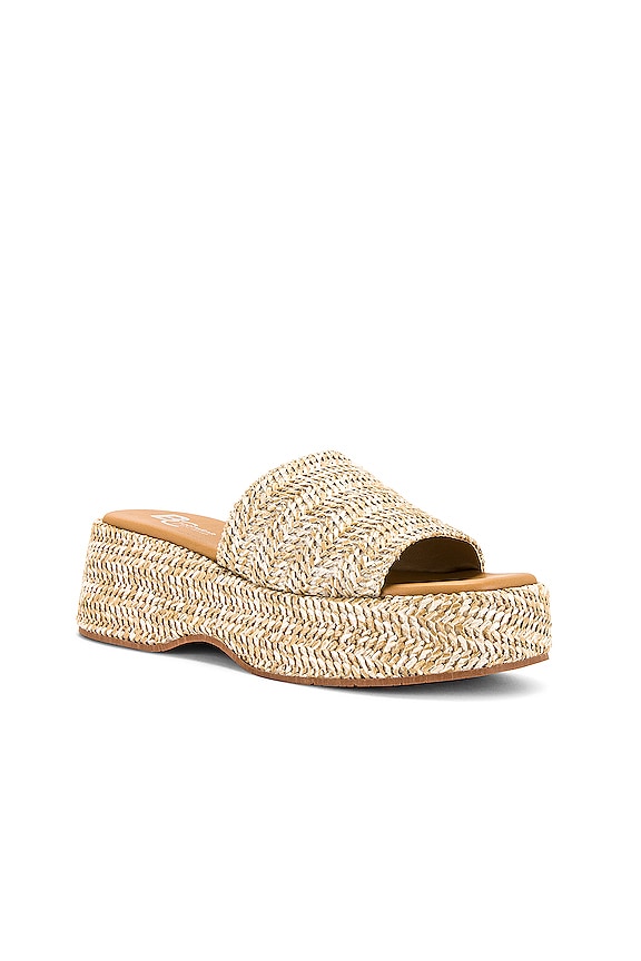view 2 of 5 Driftwood Sandal in Natural Raffia