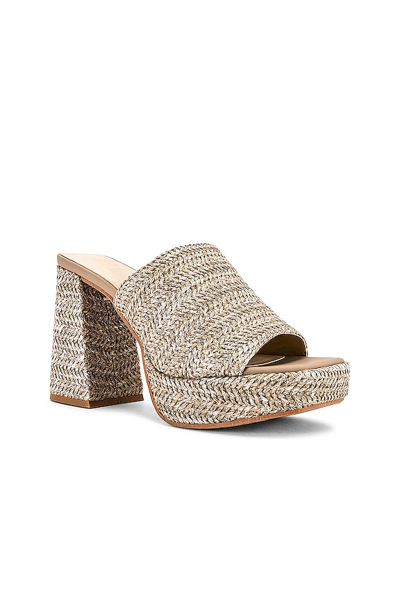 view 2 of 5 SANDALES WE FOUND LOVE in Taupe Raffia