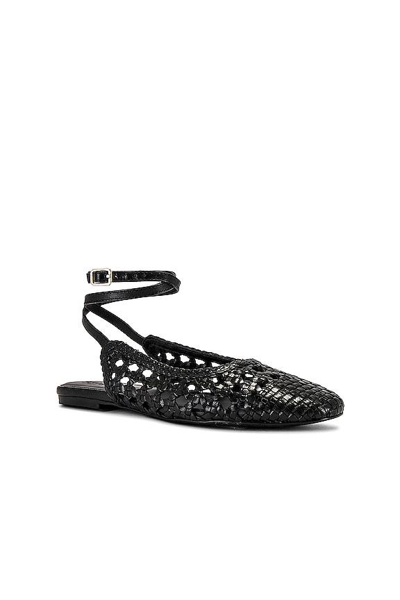 view 2 of 5 Monet Ballet Flat in Black Leather