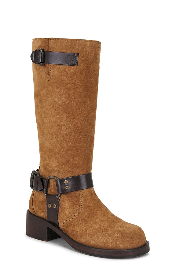 view 2 of 5 BOTTINES WILLIE in Brown Suede