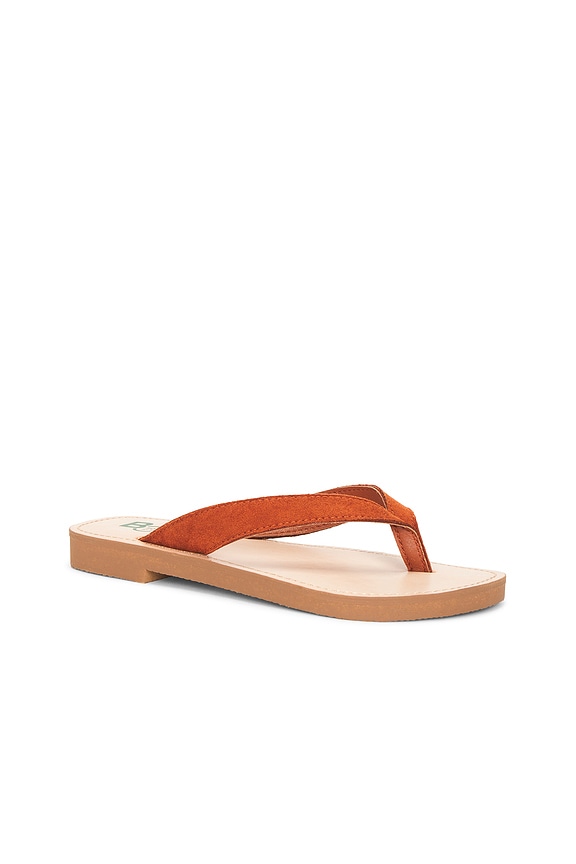 view 2 of 5 DELIAH 샌들 in Rust V-suede