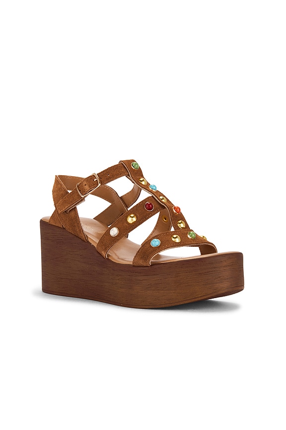 view 2 of 5 SANDALIA TICKET TO RIDE BROWN in Brown Suede