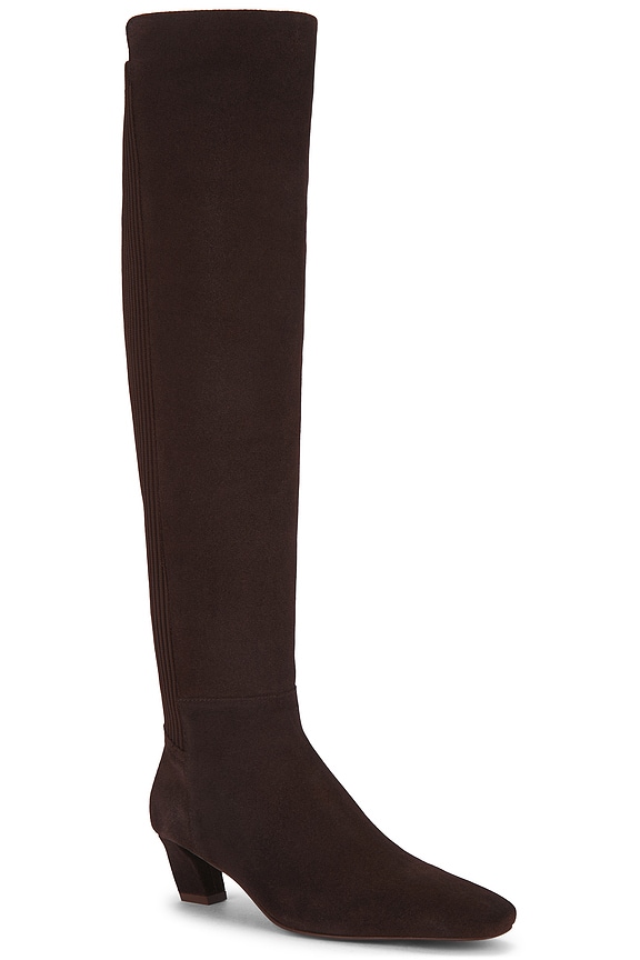 view 2 of 5 Casting Call Boot in Dark Brown Suede