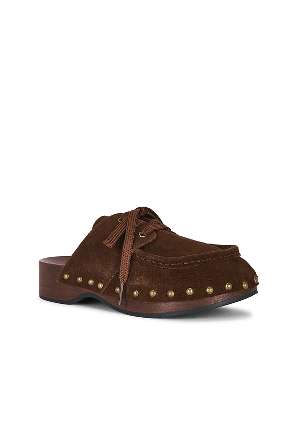 view 2 of 5 Soak It in Clog in Brown Suede