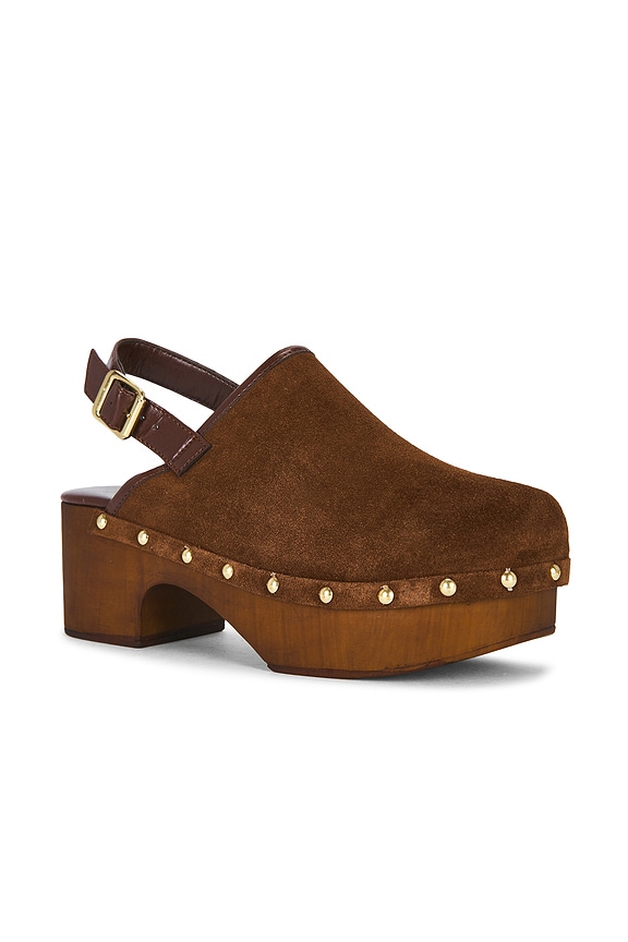 view 2 of 5 High Expectations Mule in Brown Suede