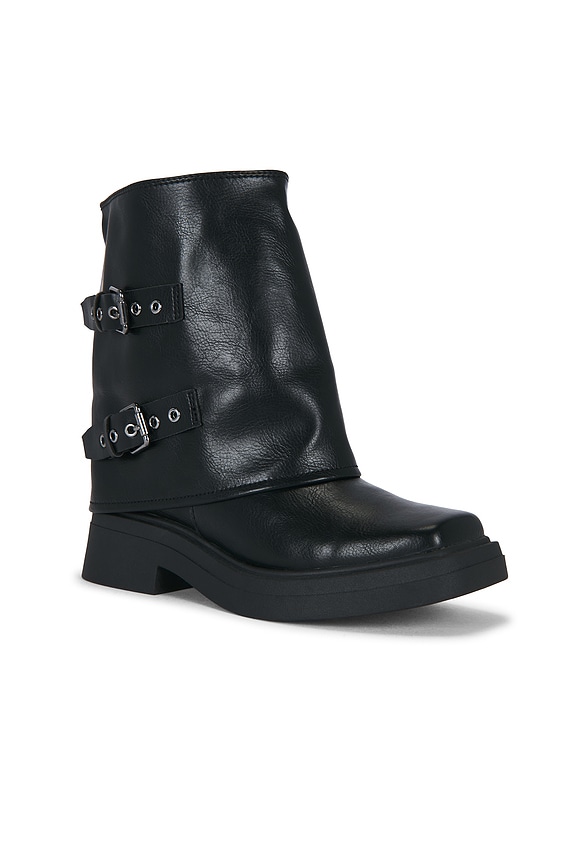 view 2 of 5 Unmatched Boot in Black Faux Leather