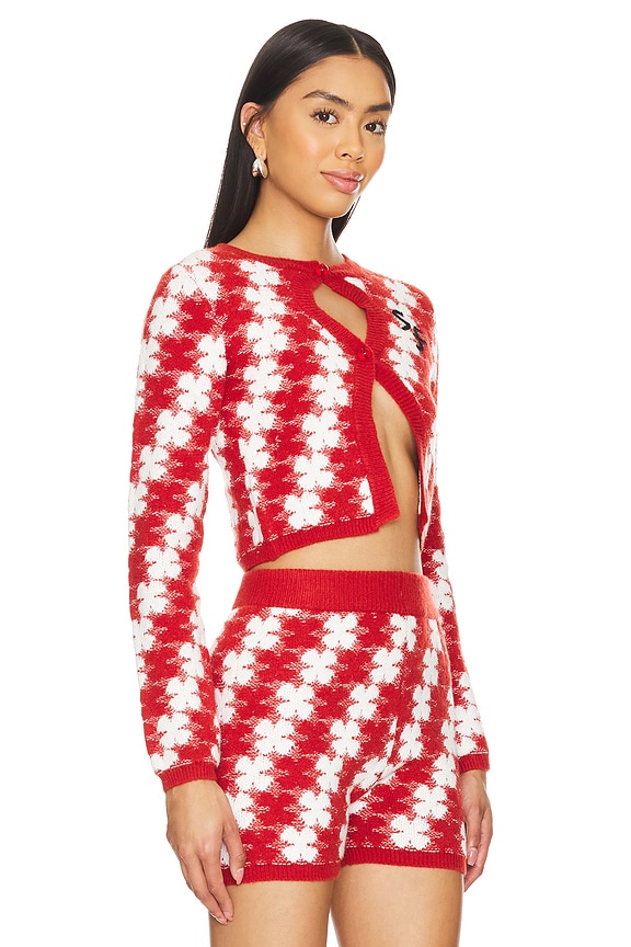 view 2 of 5 GILET HEART CLOVER in Red