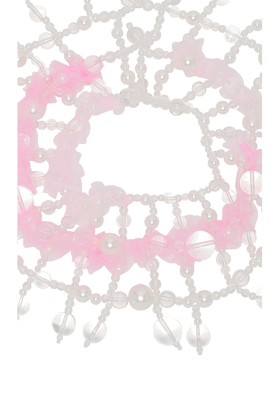 view 2 of 3 ЧОКЕР СО СТЕКЛЯННЫМИ БУСИНАМИ in Pink