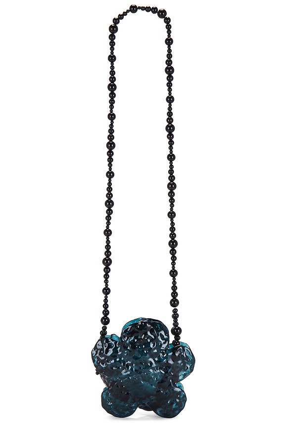 view 2 of 4 3d Printed Flower Bag in Black Glossy