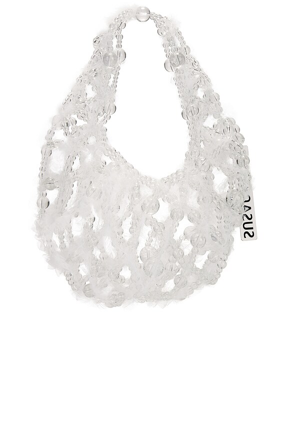 view 2 of 5 チュールビーズハンドバッグ in Transparent