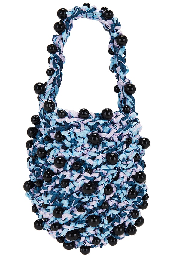 view 2 of 4 クロシェットビーズミニバッグ in Blue