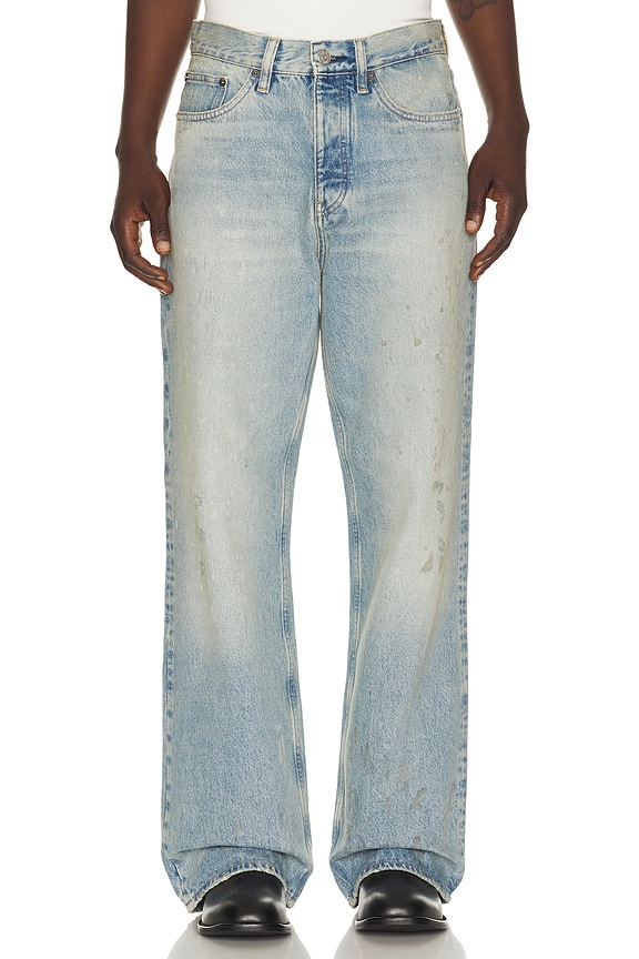 view 1 of 5 Relaxed Boot Cut Jean in Paint Worn