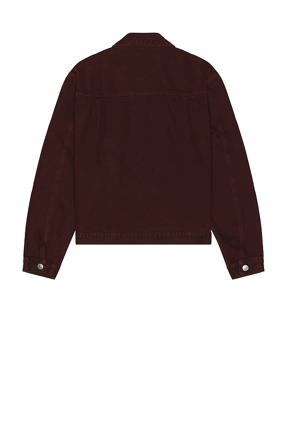 view 2 of 4 CHAQUETA TYPE 2 in Dark Wine Dyed