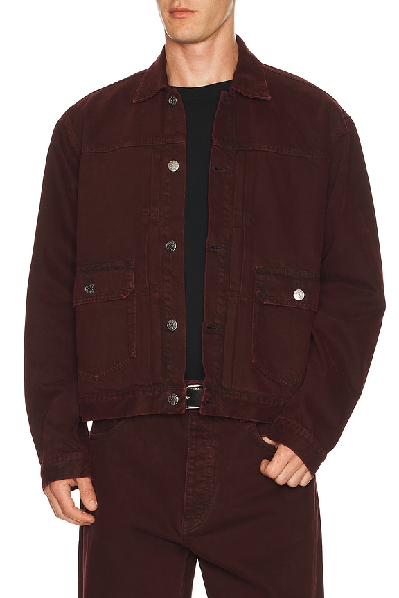 Sunflower Type 2 Jacket in Dark Wine Dyed | REVOLVE