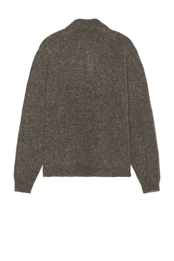 view 2 of 4 Mohair Polo in Grey Melange
