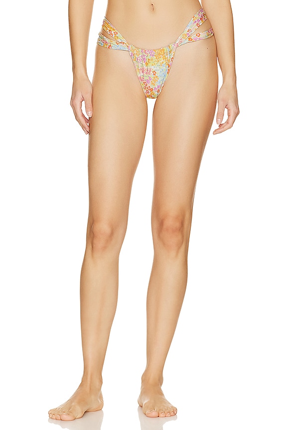 Stone Fox Swim Bijou Bikini Bottom in Flower Fields REVOLVE