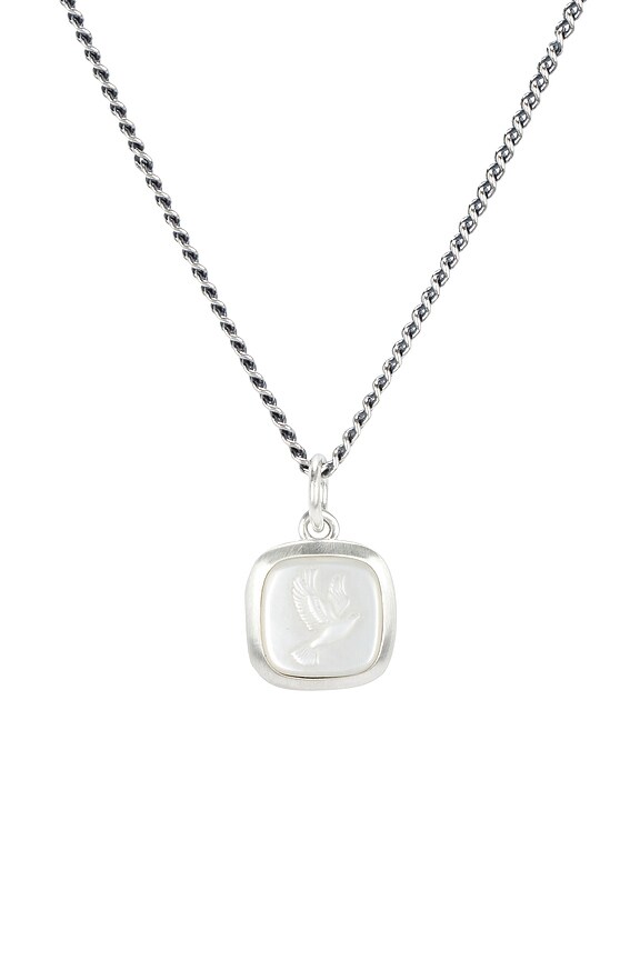view 2 of 3 COLLAR DOVE CAMEO in Silver