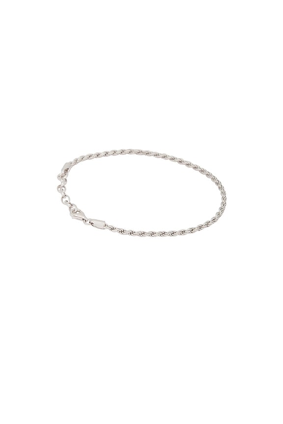 view 2 of 2 Rope Bracelet in Silver